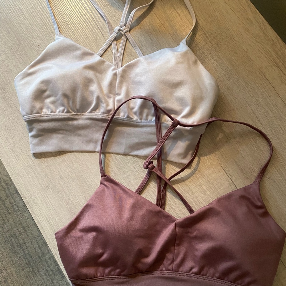 SOLD: Alo Bundle. 2 small Alo Lavish sports bras.